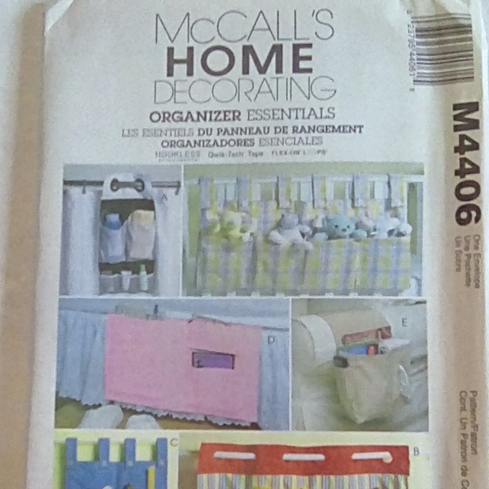 McCall's # M4406 Home, caddies and organizers